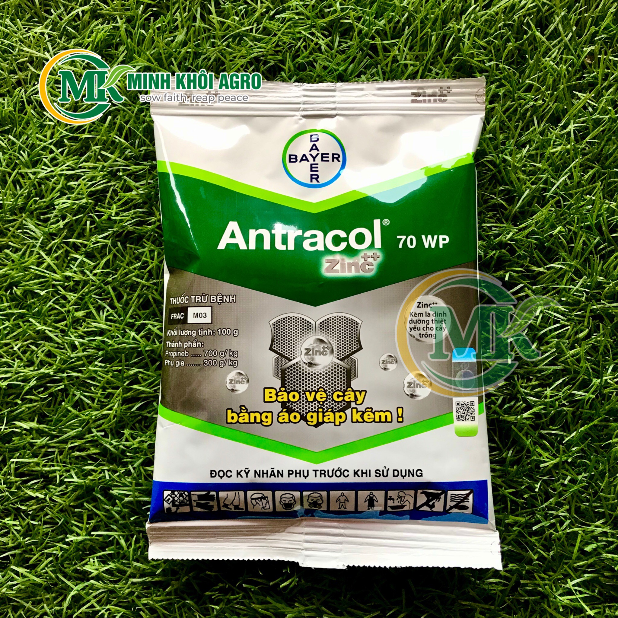 Thuốc trừ bệnh Antracol 70WP - Gói 100g